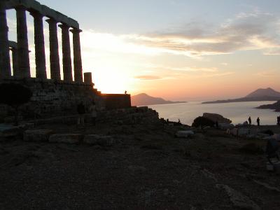 Photograph of the Temple of Poseidon